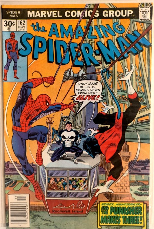 *Amazing Spider-Man 161vfnm, 162vfnm Punisher & Nightcrawler!