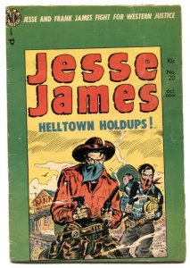 Jesse James #20 1954- Avon Western- Frazetta- Kubert- VG