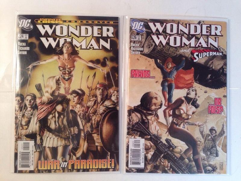 Wonder Woman 224 226 Near Mint Lot Set Run 