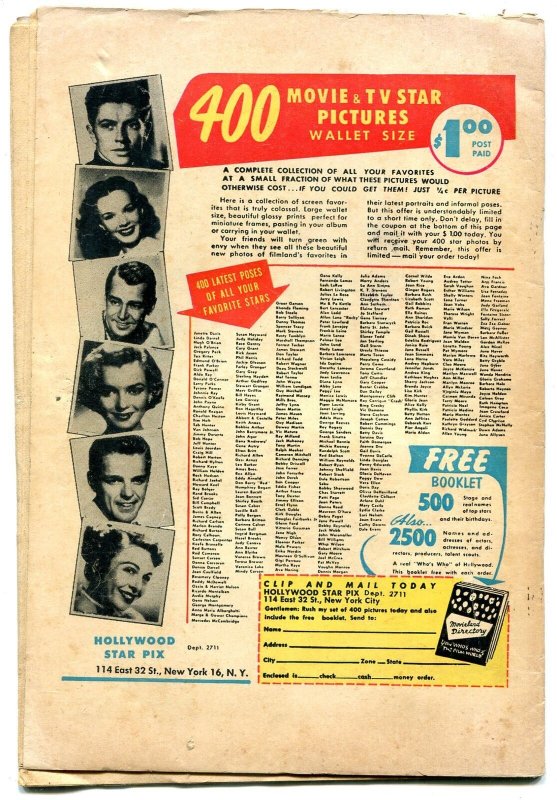 Brides Romances #8 1954- Should I Marry a Flirt? Golden Age VG