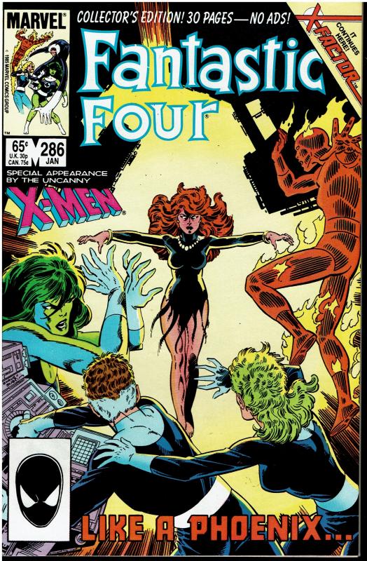 Fantastic Four #286, 9.0 or Better *KEY* 2nd Appearance X-Factor