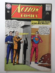 Action Comics #323 (1965) VG+ Condition moisture stain, stamp fc