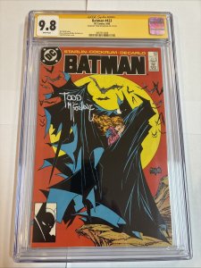 Batman (1988) # 423 (CGC 9.8 WP) Signed Full Todd McFarlane !