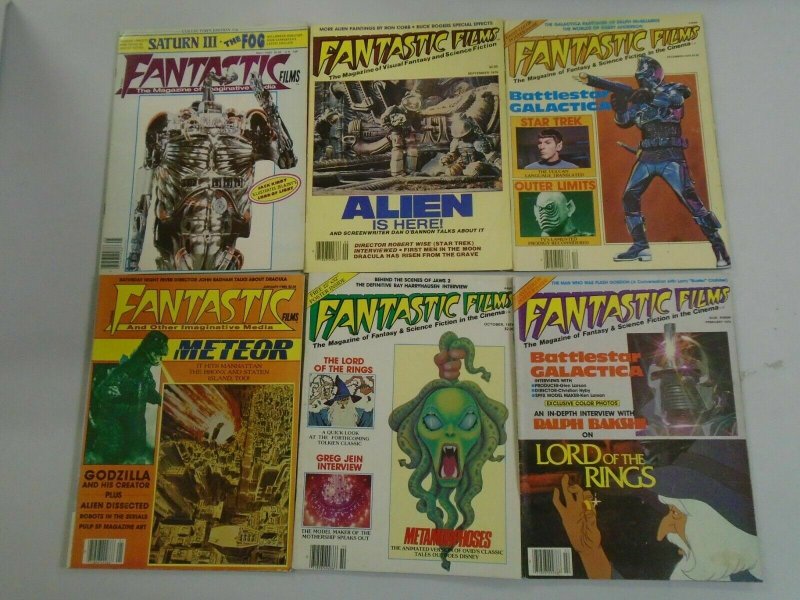 Fantastic Films lot 6 different issues