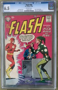 THE FLASH #106 CGC 6.5 -- 1ST & ORIGIN GORILLA GRODD and PIED PIPER