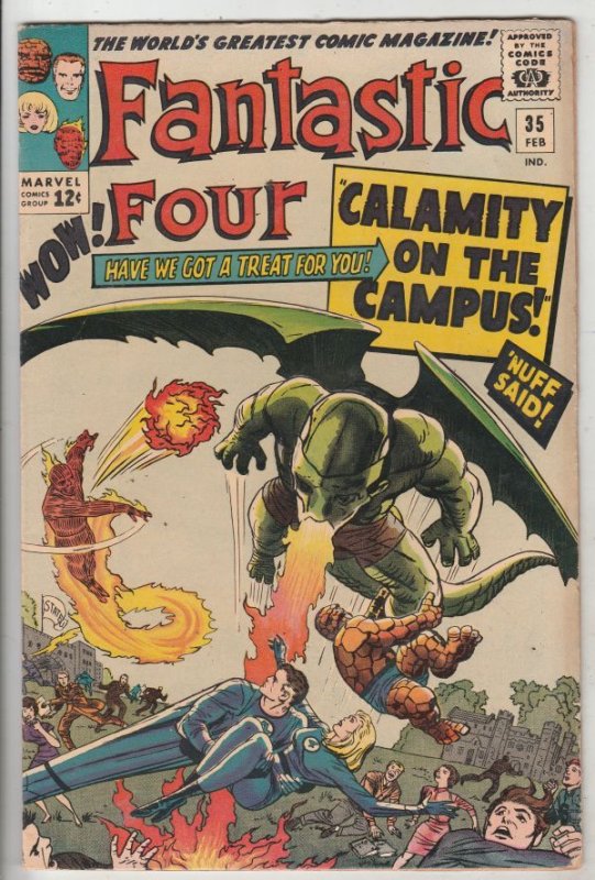 Fantastic Four #35 (Feb-65) FN/VF+ High-Grade Fantastic Four, Mr. Fantastic (...