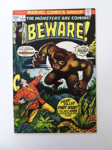 Beware! #1 (1973) VF condition