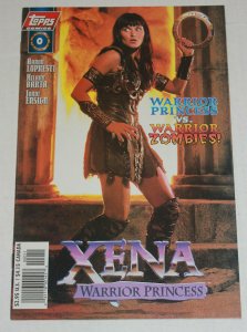 Xena Warrior Princess Comic Book #0 Photo Cover Topps Comics 1997 NM 9.4