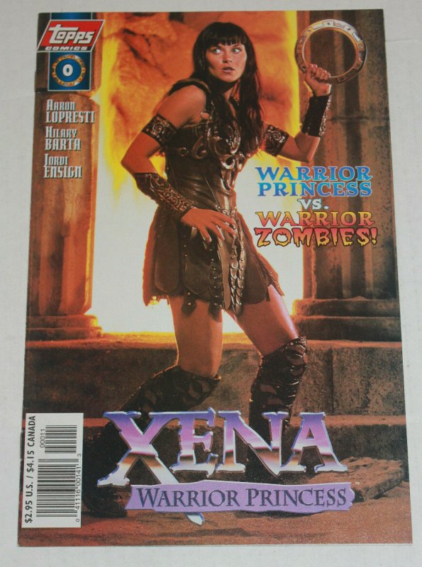 Xena Warrior Princess Comic Book #0 Photo Cover Topps Comics 1997 NM 9.4