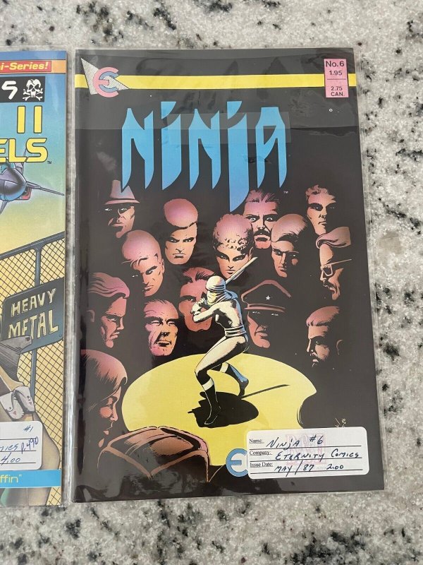2 Eternity Comic Books Ninja # 6 + Robotech 2 The Sentinels # 1 VF/NM 10 J841