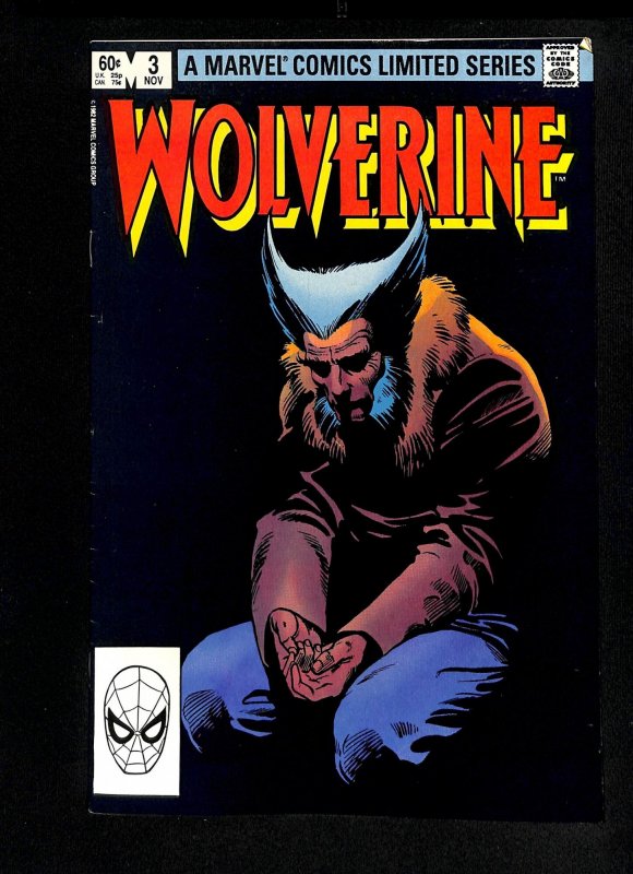 Wolverine (1982) #3 Limited Series Frank Miller!