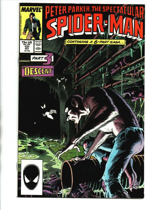 Peter Parker the Spectacular Spider-man #131 - Kraven's Last Hunt - 1987 - VF/NM