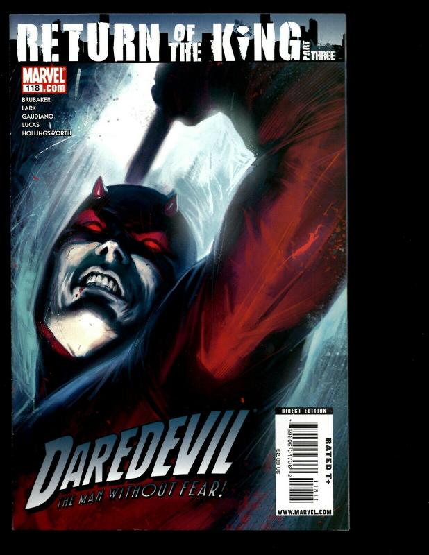 Lot Of 7 Daredevil Marvel Comics # 112 113 114 115 116 117 118 The Avengers SM3