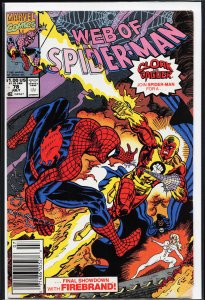 Web of Spider-Man #78 Newsstand Edition (1991) Spider-Man