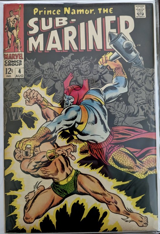 Sub-Mariner #2-5. Awesome Run Lot! Higher Grade! 4 Books (1968)