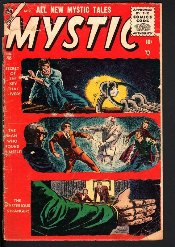 MYSTIC #46 1956-ATLAS-DON HECK-PRE-HERO-HORROR