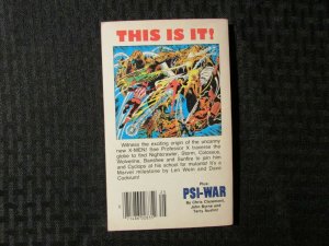 1982 March X-MEN 1st Marvel Illustrated Paperback VG/FN 5.0 Cockrum / John Byrne