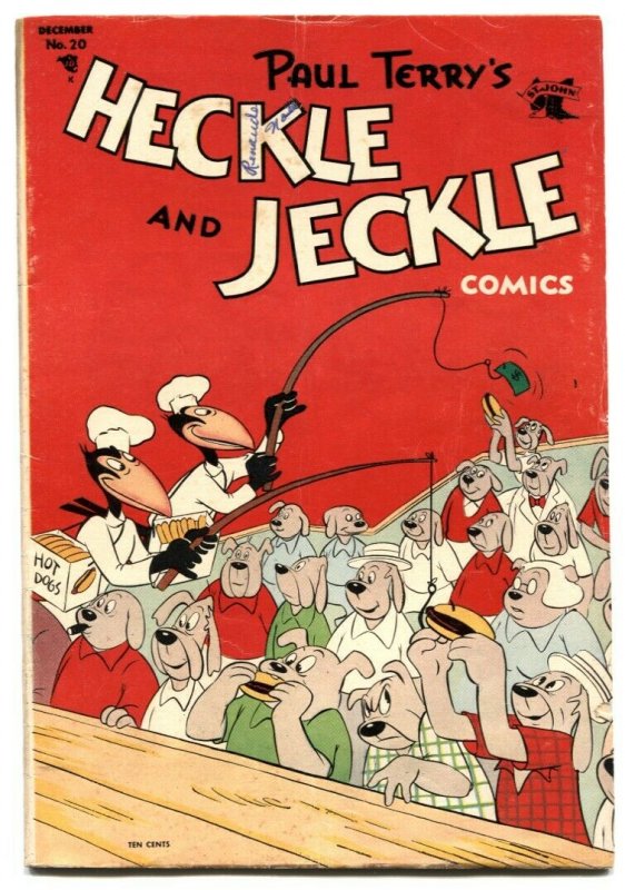 Heckle and Jeckle #20 1954-Golden Age Funny Animal comic VG+