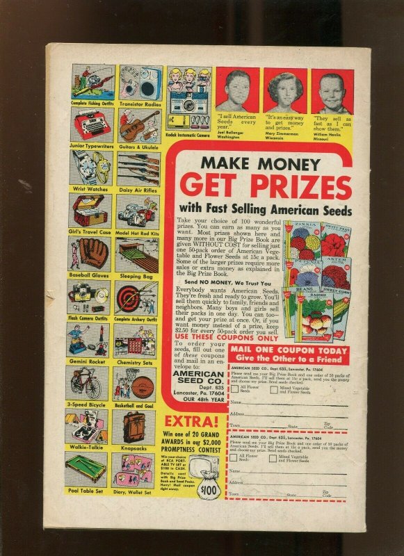 HAWKMAN #13 (5.5) VS FROST GIANT COVER! 1966