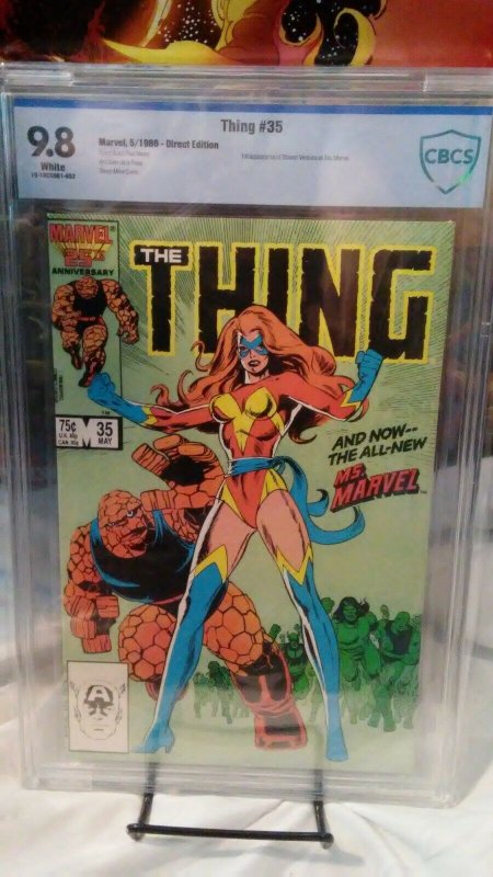 Thing #35 - CBCS 9.8 NM/Mint - White Pages - 1st Sharon Ventura as Ms. Marvel