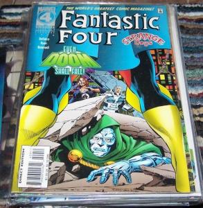 Fantastic Four #409 (Feb 1996, Marvel) DOCTOR DOOM STRANGE DAYS hyperstorm