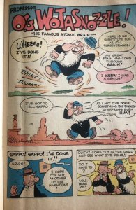 Popeye #86 (1967)1st Hardtack, back cover rip