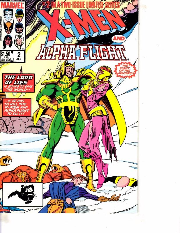 Lot Of 2 Comic Books Marvel X-Men Alpha Flight #1 and #2 Thor   WT21