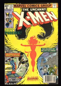 X-Men #125 FN- 5.5 Phoenix Jean Grey!