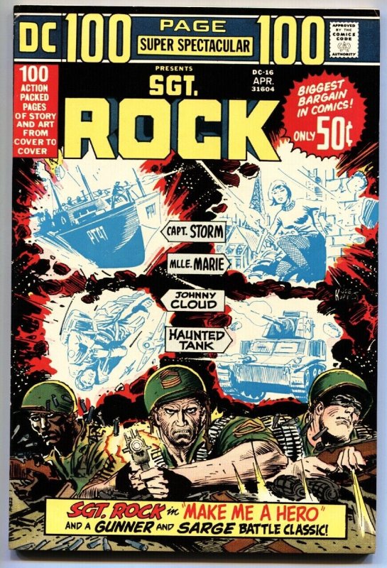 DC 100-PAGE SUPER SPECTACULAR #16-OUR ARMY AT WAR-Sgt. Rock-Haunted Tank