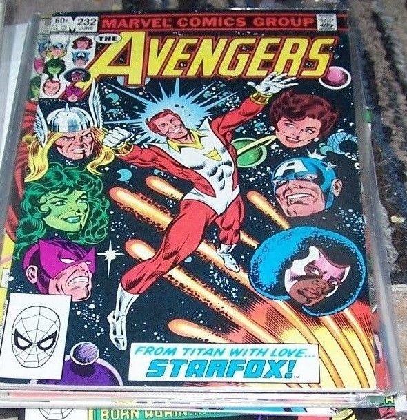 Avengers # 232 (Jun 1983, Marvel) STARFOX TITAN CAPTAIN MARVEL SHE HULK HAWKEYE