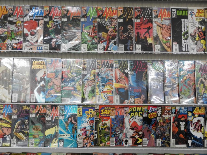 Huge Lot 150+ Comics W/ Daredevil, Punisher, Iron Man+ Avg VF- Condition!!