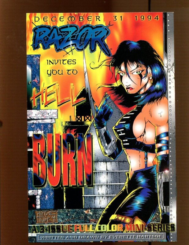 Razor/Shi Special  TM #1 - SIGNED BY JOSEPH LINSNER! (9.0) 1994