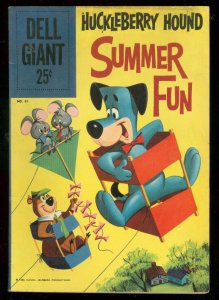HUCKLEBERRY HOUND SUMMER FUN #31 1960-DELL GIANT-YOGI FN/VF