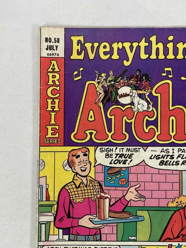 Everything's Archie #58 VG; Archie | Pinball cover - low grade comic Jughead