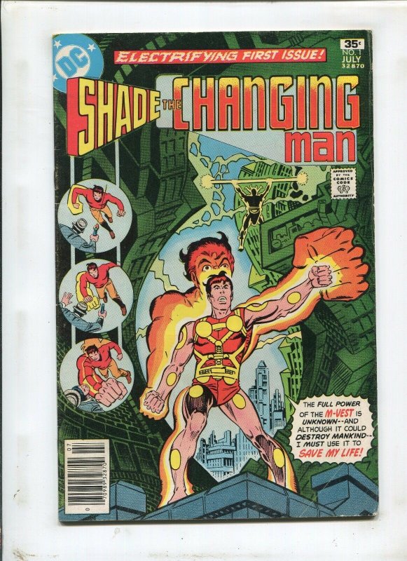 SHADE: THE CHANGING MAN #1 (7.0) ESCAPE TO BATTLE GROUND EARTH!