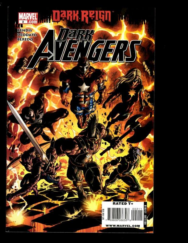 Lot Of 8 Dark Avengers Marvel Comics # 2 3 4 5 6 7 8 9 Dark Reign Utopia SM10