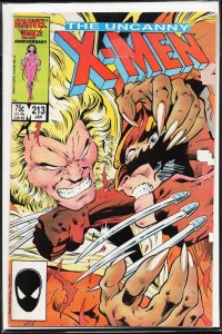 The Uncanny X-Men #213 (1987) X-Men [Key Issue]