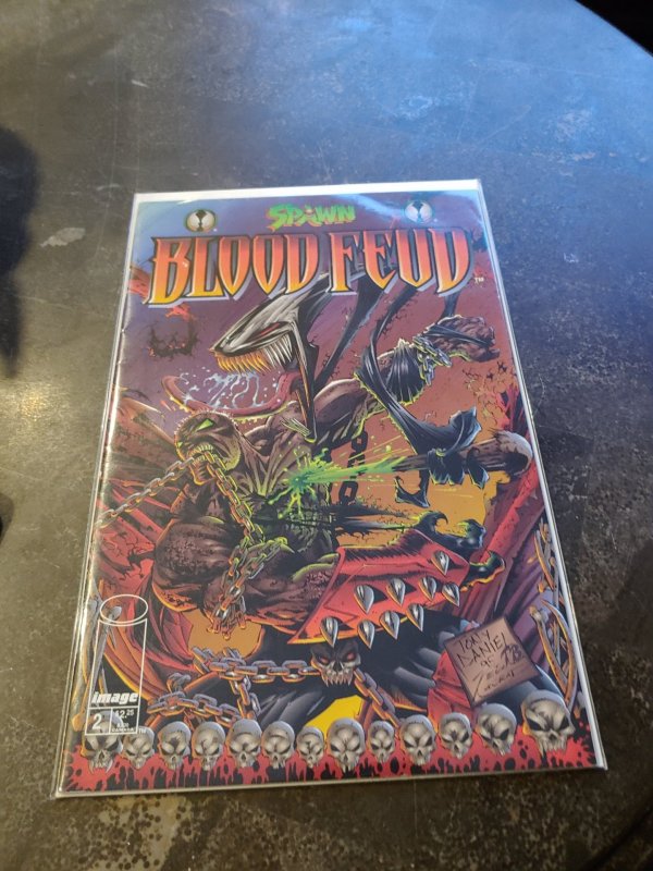 SPAWN BLOOD FEUD #2 VF/NM GREAT ARTWORK