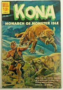 KONA#4 VG 1962  DELL SILVER AGE COMICS