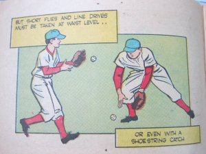 1961 Finer Points of Baseball For Everyone How to Play The Outfield Comic Book