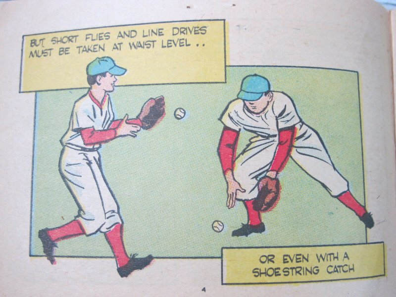 1961 Finer Points of Baseball For Everyone How to Play The Outfield Comic Book