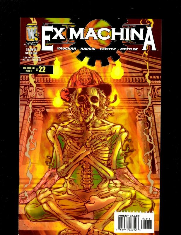 Lot of 12 Ex Machina Wildstorm Comics #13 14 15 16 17 18 19 20 21 22 23 24 CE3