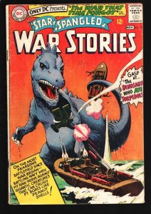 Star Spangled War Stories #116 1963-DC-Dinosaur & PT Boat cover-The War That...