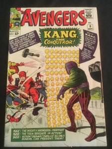 THE AVENGERS #8 First Appearance of Kang, VG+ Condition