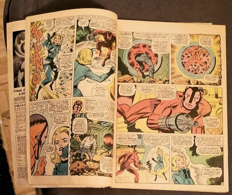 Fantastic Four #56 VG- Featuring the Klaw Master of Sound Nov. 1966