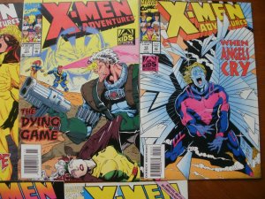 7 Marvel Comic: X-MEN ADVENTURES #9 10 11 12 13 14 15 (1993) Rogue Angel Finale