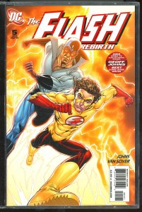 The Flash: Rebirth #5 Ethan Van Sciver Max Mercury & Kid Flash Cover (2010) T...