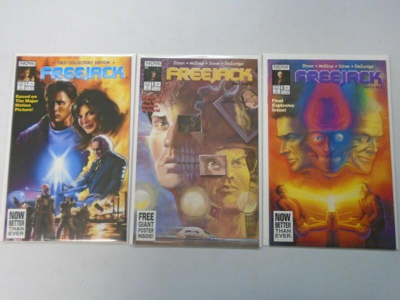 Freejack set #1-3 8.0 VF (1992)