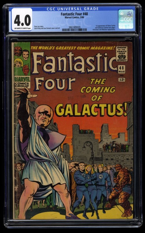 Fantastic Four #48 CGC Graded 4.0 (1966)