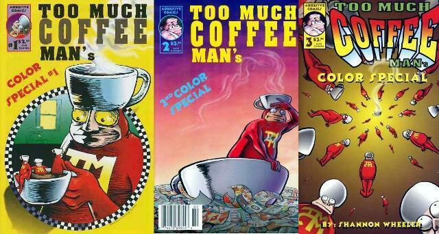 TOO MUCH COFFE MAN COLOR SPECIAL (1996 ADHESIVE) 1-3